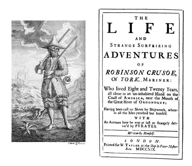 Sammanfattning av Robinson Crusoe
