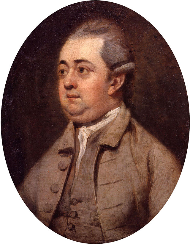 Edward Gibbon 1773, målning av Henry Walton
